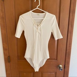 Madewell Bodysuit | Off-White One Piece Top